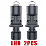 H4 Bi LED Objektiivid Projektori Esitulede Pirnid 6000K Kahe Objektiiviga Autode Mootorrataste Lambid Turbo Ventilaatoriga 160W Kaugtuli/L&auml;hi Valgus H4/9003/HB2 Hi/Lo-LHD