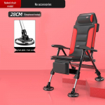 Euroopa stiilis mitmeotstarbeline reguleeritav kalastustool, kokkupandav, paksundatud, kaasaskantav, sobib ebatasasele maastikule Bare Chair