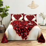 Puuviljane voodipesukomplekt ja padjap&uuml;&uuml;r Suurus Queen King Voodipesukomplekt Sidrunitr&uuml;kiga padjap&uuml;&uuml;r Kahekohalisele Twin Full Single Voodile Tasuta saatmine 110x230cm 2pcs