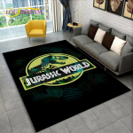 3D-koomiks Jurassic Parki dinosauruste ala vaip, suur vaip, elutoa diivani uksematt, libisemiskindel lapse p&otilde;randamatt 60*90cm