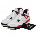 Air Jordan 4 Retro Low Red Cement 2023 GS 408452-161 EU 35.5 valge
