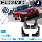 Mudguards fit for Hyundai Elantra HD 2007 2008 2009 2010 Car Accessories Mudflap Fender Auto Replacement Parts
