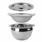 Oil Storage with Frying oil strainer basket bowl chef tools mesh oil leak stainless steel filter mesh fried oil slag 6inch 16xH5.5cm