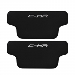 For Toyota C-HR Mustusevastane pad 1719 22 23 S&uuml;sinikkiust tagatarvikud Lisavarustus Auto salong Istme p&otilde;rutusvastane padi Kaitsematt 2017-2023 1Pcs