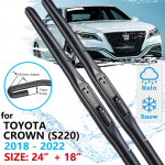 Auto esipuhasti harjad Toyota Crown S220 2018 2022 Puhastus Tuuleklaasi tarvikud Harjad RHD
