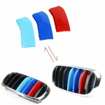 7 liistv&otilde;re katteklambri trimmi BMW X5 F15 2014-2018 X6 F16 2015-2016 eesmise neeruv&otilde;re Sport M Style v&auml;rviline dekoratiivne 7 slats on Grille