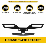 Motorcycle ing License Plate Holder Bracket Mount Car Accessories