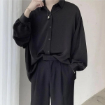 Tasuta Black Tie pikkade varrukatega s&auml;rgid Meeste Korea mugavad pluusid Vabaaja vaba &uuml;herealine s&auml;rk Meeste T-s&auml;rk Harajuku Asia XXL