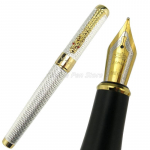 Jinhao 1200 Metallist Kuldse V&otilde;rguga Toru Draakoniklamber Lai Otsik 0.7mm T&auml;itesulepea Kontorisse Kooli Kirjutamiseks Kingitus Sulepea Tarvik h&otilde;be
