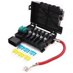 Kaitsmekarbi plokkterminal 1J0937550 koos 9 kaitsmega 99-04 VW Beetle Jetta Bora Golf MK4 jaoks