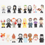 24 tk/komplekt &Otilde;udusfilmide tegelased V for Vendetta Chucky Freddy Jason Hirmutav Saw PVC Tegevuskujud M&auml;nguasjad