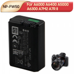 Laetav liitiumaku SONY A6300 A6000 a6000 A6400 A5000 A7M2 A7R II NP-FW50 kaamerapatarei jaoks 1080mAh