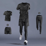3-5 tk meeste j&auml;&auml;kiust kiiresti kuivav t&auml;iskomplekt/&uuml;likond jooksmiseks, fitnessiks, maratoniks, treeninguks, rattas&otilde;iduks, jooksmiseks, j&otilde;usaaliks, dressip&uuml;ksid L black