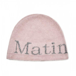MATIN Logo Boucle Kootud M&uuml;ts &ndash; Roosa