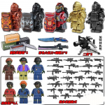 Ehitusklotsid, kujukesed, humanoidnukud, m&auml;nguasjad, minikujud, humanoidnukud, laste m&auml;nguasjad, s&uuml;nnip&auml;evakingitused, multikategelased