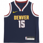 Nike X NBA koost&ouml;&ouml; s&auml;rk 2024. hooaeg Denver Nuggets Nikola Jokić Icon Edition V&auml;rviplokk V-kaelaline Beebitopp &Uuml;likooli-S&uuml;gavsinine HJ7687-419 3T