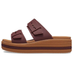 Crocs Brooklyn Lihtsad Mugavad Klapp-sandaalid Naiste sandaalid Tume-pruun 209978-2FL 38-39
