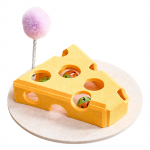 Interaktiivne kassipuzzle m&auml;nguasi Puzzle viltkarp sisekassidele ja kassipoegadele Vaimse treeningu vahendid Peituse m&auml;ng Kasside agility m&auml;nguasjad kollane