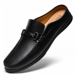 Meeste Mules Slip-On Mokassiinid Poolkingad Meestele Nahast Slipperid Tagant Lahtised Madalad Suvised Vabaaja Suurused 48 49 50 38