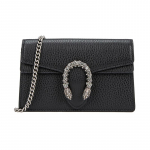 Gucci Dionysus Tiigripea Pandla Kett-&otilde;lakott Nahast Crossbody Kott Mini Naiste kotid Must 476432-CAOGN-8176 Basic Set (Bag+Dust Bag)