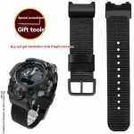 Casio G-SHOCK Big Mud King 5. p&otilde;lvkonna 5463 GWG-1000GB muudetud meeste nailonist l&otilde;uendist spordi v&auml;lisjalatsite rihm GWG-1000GB