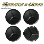 Autokleeps 2025 Kuumaks Benzile 64mm 4tk ABS Auto Ratta Katted Velje Keskosa Kaaned Mercedes Benz W124 W205 W203 W204 W168 W176 CLA jaoks