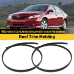 7555506030 7555606030 Toyota Camry 2007 2008 2009 2010 2011 jaoks Auto k&uuml;lgukse katuse vihmavee liistude viimistlusriba LH ja RH black