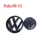 VOLKSWAGENI jaoks 2 tk Asendus L&auml;ikiv Must Esiv&otilde;re Embleem + Tagaluugi Embleem Logo volkswagen Polo 6R 6C 2006-2018 jaoks black