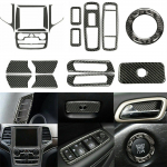 Auto armatuurlaua aknal&uuml;liti siseviimistluse kleebiste komplekt katteviimistluse komplekt Jeep Grand Cherokee 2011-2025 jaoks Siseaksessuaarid