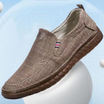 L&otilde;uendist hingavad vabaaja meeste kingad veiseliha k&otilde;&otilde;lustald &uuml;ks pedaal riidest kingad mugavad pehme tallaga s&otilde;idujalatsid lauajalatsid riidest kingad 44 hall v&auml;rv