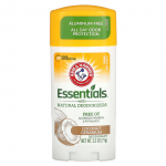 K&auml;sivars ja haamer, Essentials, deodorant looduslike deodorantidega, kookosgeranium, 2,5 untsi (71 g)