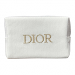 DIOR Minimalistlik Moodne Klassikaline Tr&uuml;kitud Denimkangas Valged Meigikotid Kaasaskantavad 18*9*11cm