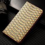 Pythoni mustriga ehtsast nahast klapp&uuml;mbris Samsung Galaxy S20 S21 S22 S23 S24 S25 S26 FE Plus Ultra Edge jaoks Rahakott&uuml;mbrised S25 Ultra