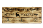 Keeshond, Dutch Barge Dog, Smiling Dutchman, - clothes hanger with a dog, medal display, home decoration from the Art-Dog brand
