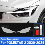 POLESTAR 2 -2024 jaoks Auto V&auml;lispeegli Esitulede Kriimustusvastane Esitule L&auml;bipaistev TPU Kaitsekile Tarvikud Transparent