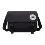 Converse Mitmetaskuline Klassikaline Pol&uuml;ester &Otilde;la Crossbody Kott Unisex Kotid Must 10026011-A01 Black
