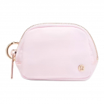 Lululemon Everywhere Moodne Mitmek&uuml;lgne Br&auml;ndi Logo Nailonist Rahakott Unisex Rahakott Happy-Pink Gold LU9C17S-072478 Joy Pink & Gold/BLLP/GOLD