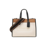 Coach Field 30 Horisontaalne Logoga Reljeefne Nahast T&otilde;mblukuga K&auml;ekott Naiste T&otilde;mblukuga K&auml;ekotid Valge Piimatee C0777-B4CAH Basic Set (Bag+Dust Bag) white