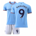 2022-23 Man City kodus&auml;rk #17 De Bruyne #9 Haaland #47 Foden #7 Sterling Jalgpallis&auml;rgid 20