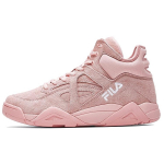FILA Cage Synthetic Leather Mid top Vintage Basketball Shoes Women's Cherry Blossom Pink F52W931203FSP 38.5