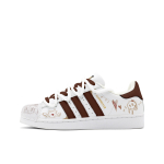 Adidas Originals SUPERSTAR Slip Resistant Abrasion Resistant Slip Resistant Abrasion Resistant Low top Skateboard Shoes EG4958(Team403-) 36⅔ white