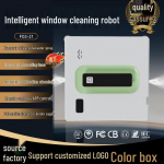 Nutikas Kodu Elektriline Akna Puhastusrobot: T&auml;isautomaatne kahepoolne pihustiga klaasipesumasin puldiga. EU Plug