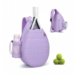 Tennisekott, tepitud tennise seljakott mahutab 2 reketit, veekindlad crossbody sling pickleball kotid naistele, meestele ja noortele