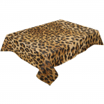 Vintage leoparditr&uuml;kiga veekindel laudlina Ristk&uuml;likukujuline s&ouml;&ouml;gilaua kohvilaua kate K&ouml;&ouml;gikaunistus Loomanmuster 4pcs 33x48 Table mat