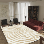 Luksuslik leopardimustriga vaip Pehme flanellvaip elutuppa magamistuppa P&otilde;hjamaade loommuster p&otilde;randamatt 60x90cm