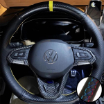 DIY Auto Roolikate S&uuml;sinikkiust Nahk Volkswageni VW Atlas Golf 8 Mk8 Jetta Passat B9 Tiguan Sharan Autode Siseosa