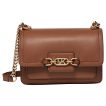 Michael Kors MK Heather Series Klassikaline Kett Commuter Mood Klapp Nahast V&auml;ike &Otilde;lakott Naiste kotid Khaki 32S2G7HC0L-230 Basic Set (Bag+Dust Bag)