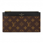 Louis Vuitton Kitsas Rahakott Logotr&uuml;kiga T&otilde;mblukuga Sulgemine Nahast ja L&otilde;uendist Sidur Unisex Sidur Pruun m80348 Basic Set (Bag+Dust Bag)