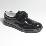 Uus Mood Poiste L&auml;ikivad Kleitkingad Klassikalised Brogue Must Takjapael Formaalne Jalats Laste Mugavad PU Nahast Kingad 38 black