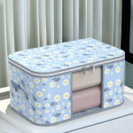 Teki hoiukott riided Pagasi kolimiskott Suure mahutavusega veekindel niiskuskindel tepitud kott large 60*40*30CM daisies sinine